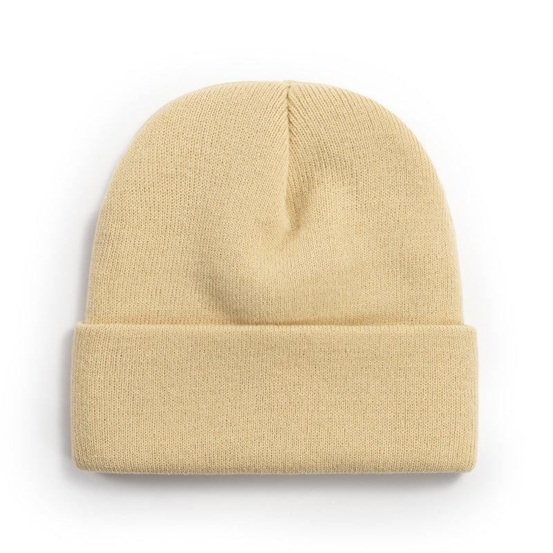 Men's Knitted Solid Color Beanie