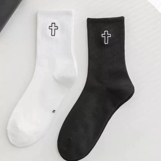 Men's Sweat Absorbing Leisure Mid-calf Socks by GJG Denim