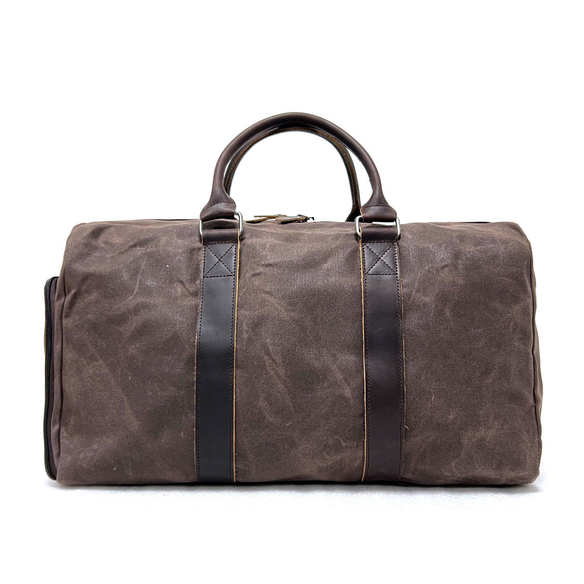 Men's One-shoulder Portable Dry Wet Separation Large Capacity Canvas Luggage Travel Bag
