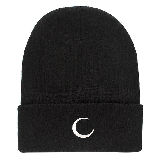 Men's Woolen Weather Embroided Knitted Beanie