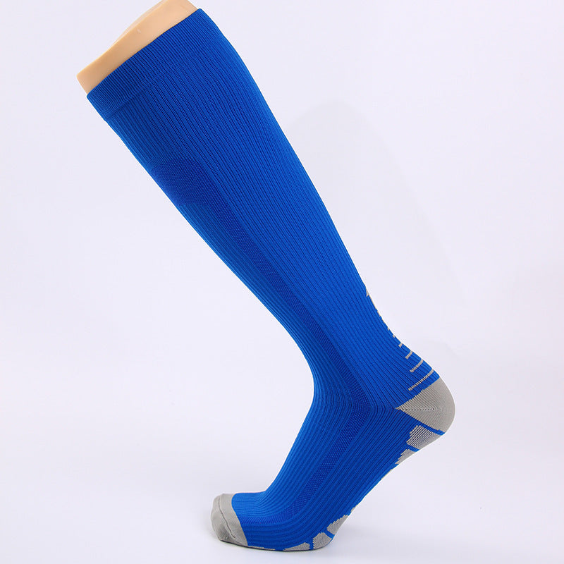 Men's Sports Multi-color Gradient Long Tube Compression Socks