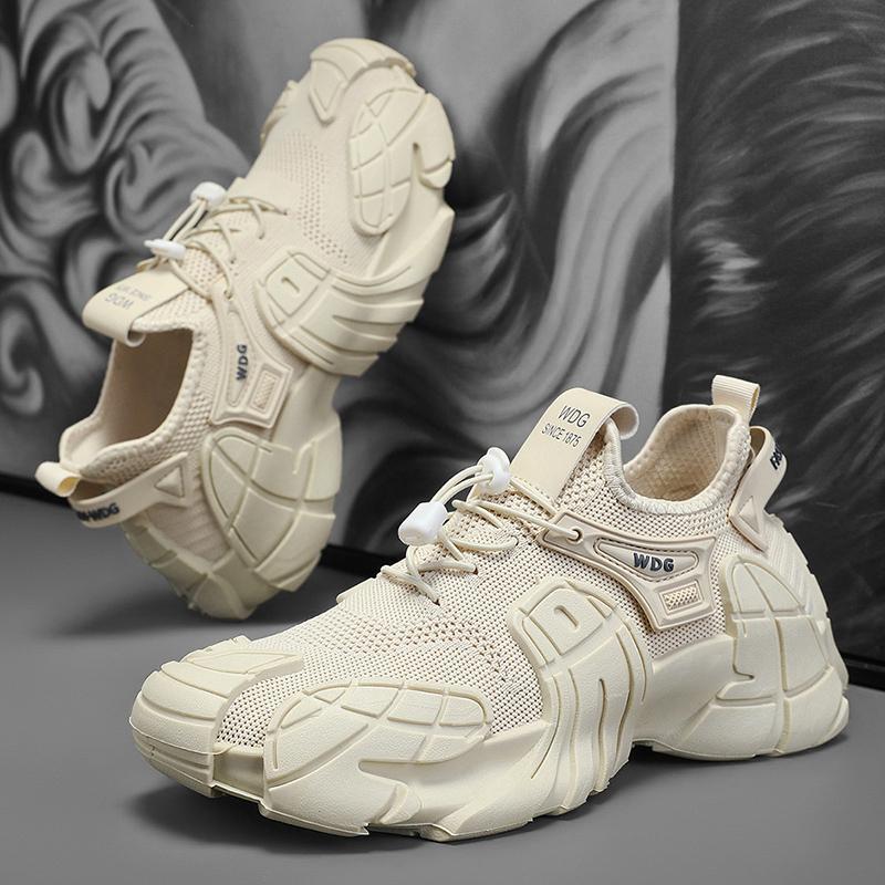 Men's Woven Mesh Breathable Sports Trendy Shoes