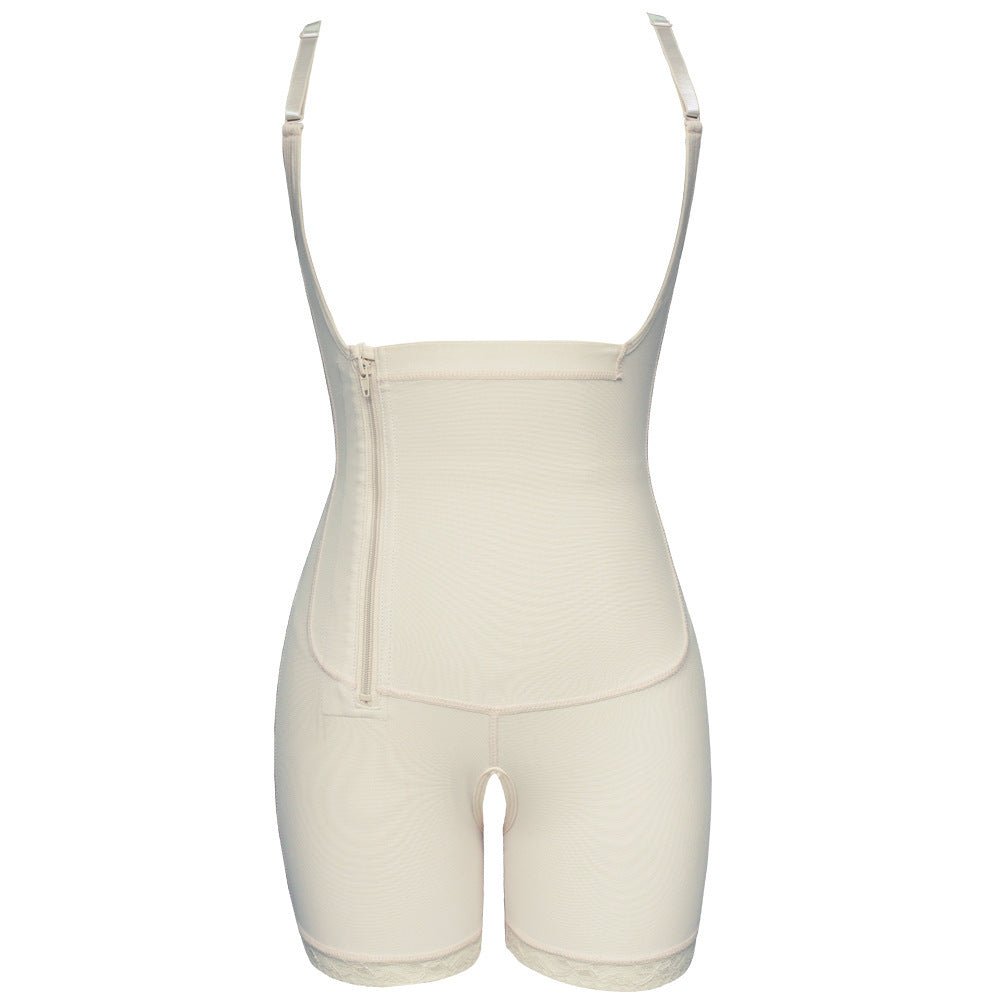 Beautiful Peach Hip Hip Pants Jumpsuit Hip Hip Body Fat Woman Plus Size Corset by GJG Denim