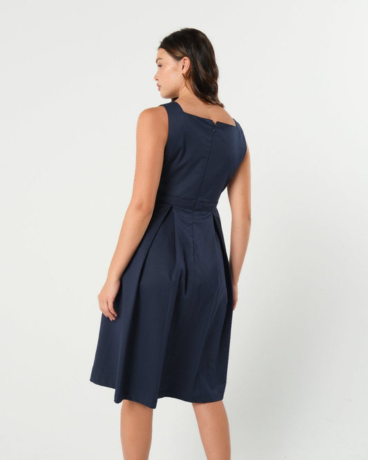 INTO THE BLUE Empire Maternity & Nursing Dress (Regular & Petite)