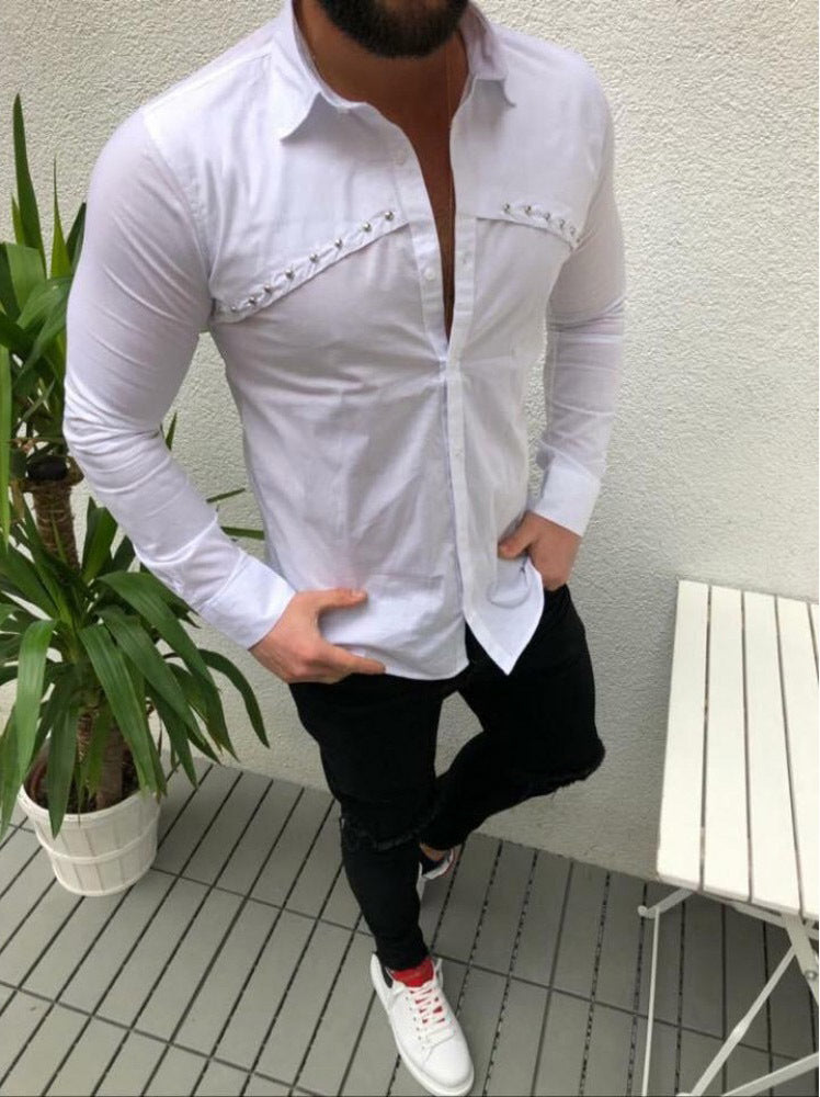 Men's Casual Solid Color Shirt