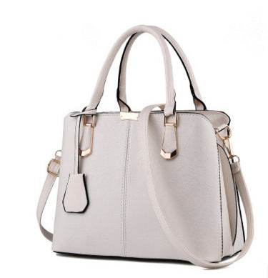 Solid Color Fashion Women Handbag Large Capacity