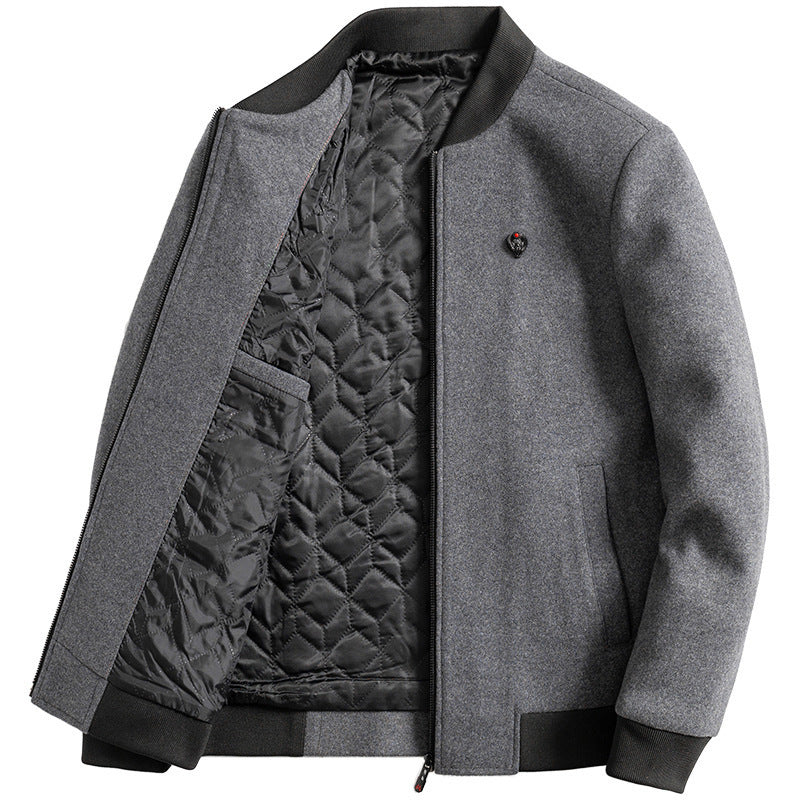 Men's Woolen Top Cotton And Thickening Jacket