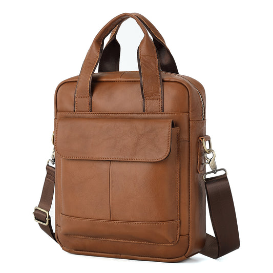 Men's Retro Vertical Briefcase