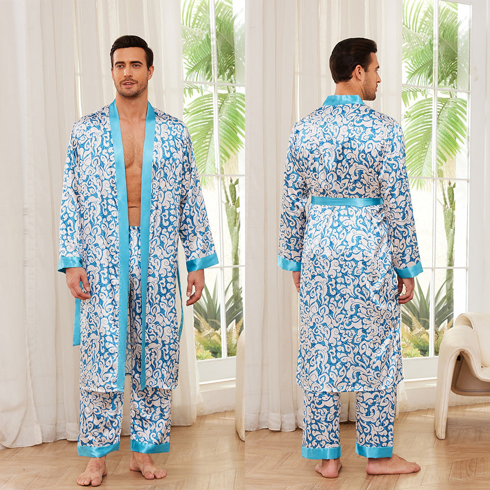 Men's Long Sleeve Pajamas Set