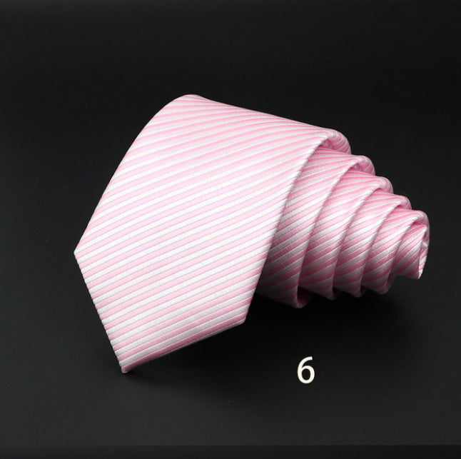Men's Striped Polyester Fiber Ties