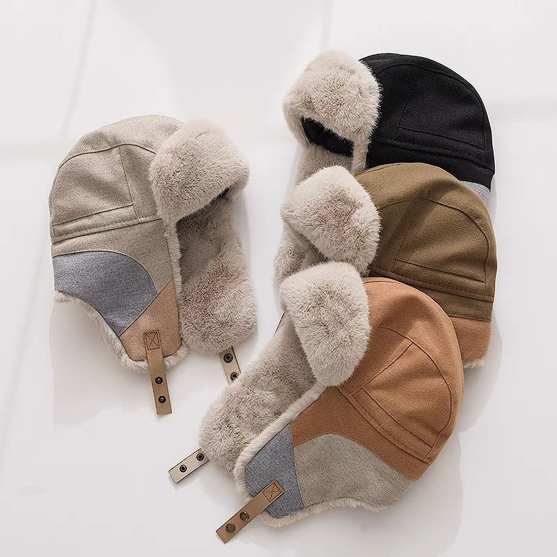 Men's Cold-proof Fleece-lined Warm Hat