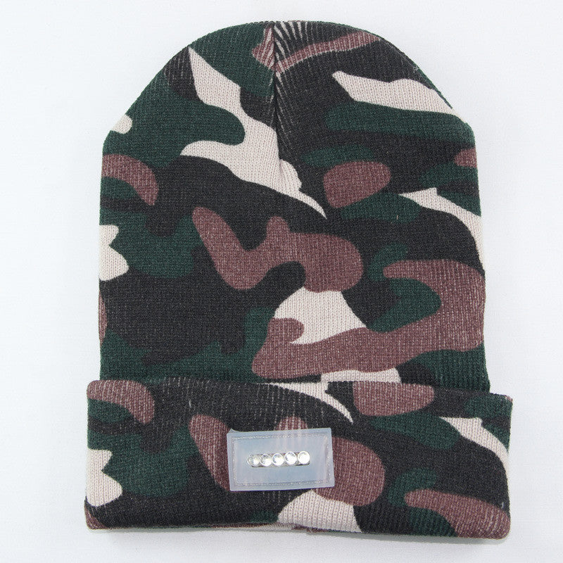 Men's LED Flashlight Beanie