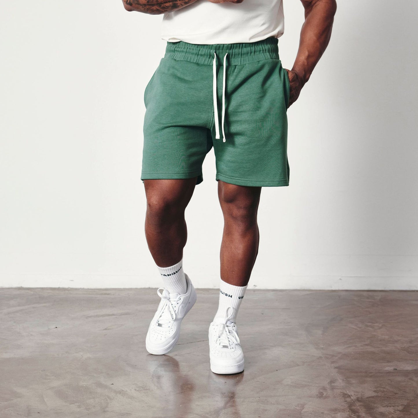 Muscle Workout Brothers Summer Sports Leisure Cotton Fifth Pants