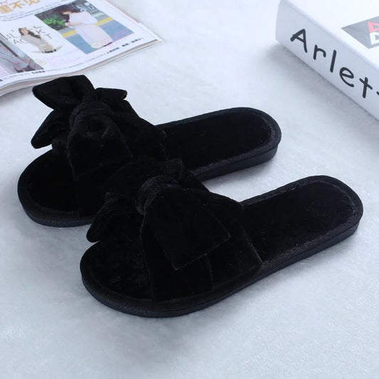 plush slippers by GJG Denim