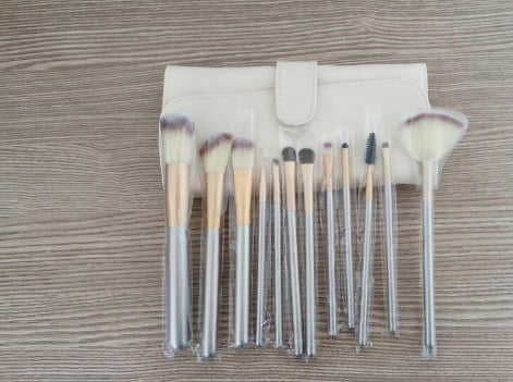 Persian Make-up Brush Suit Rice White Make Up Brush, Champagne Color Brush Handle Make-up Brush