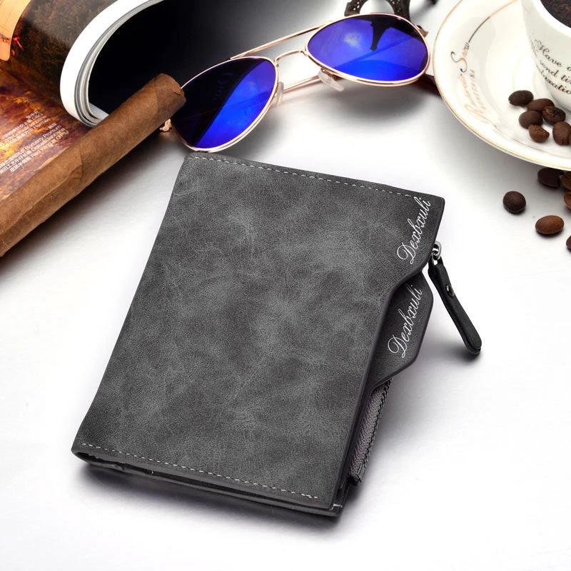 Men's Short Multifunctional Wallet by GJG Denim