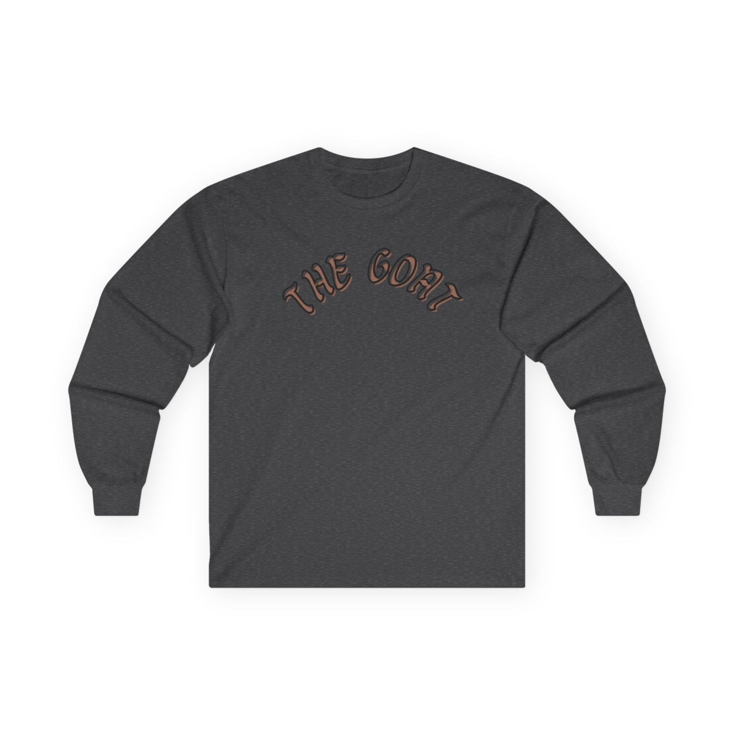 The GOAT Unisex Long Sleeve Tee, Casual Wear, Perfect for Sports Fans, Gift for Him or Her, Iconic Statement Shirt
