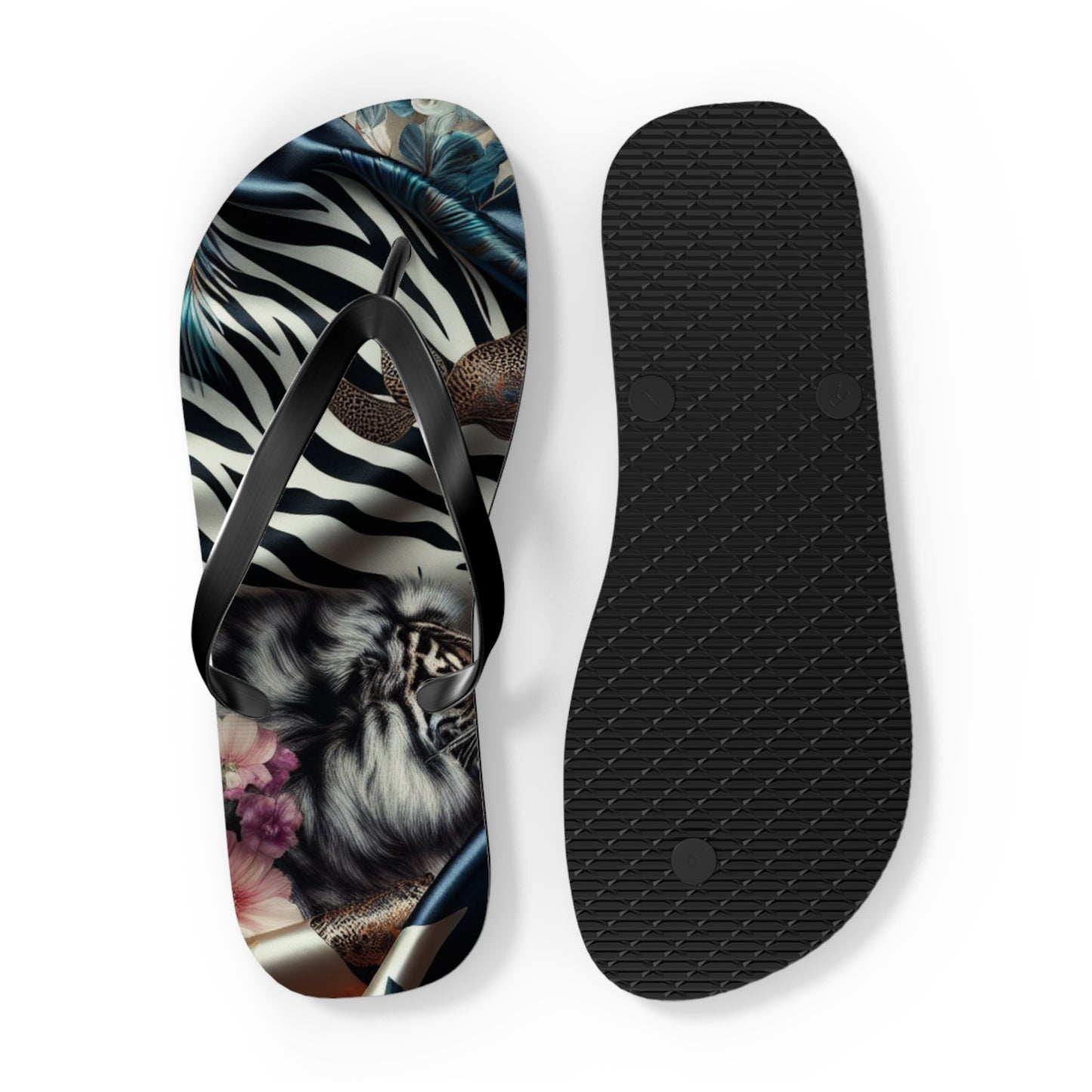 Boho Chic Flip Flops - Trendy Summer Footwear for Beach Days, Pool Parties, Casual Outings, Vacation Essentials, Gift for Her