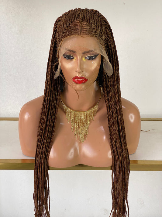 Ready to ship - Tribal Cornrow frontal braided wig