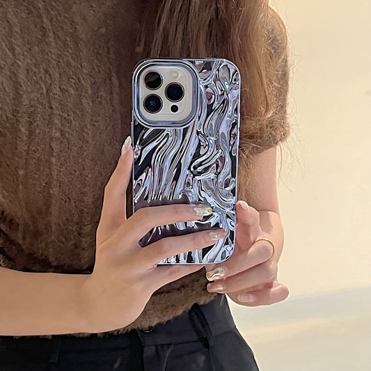 Three-dimensional Pleated Pattern Soft Phone Case by GJG Denim