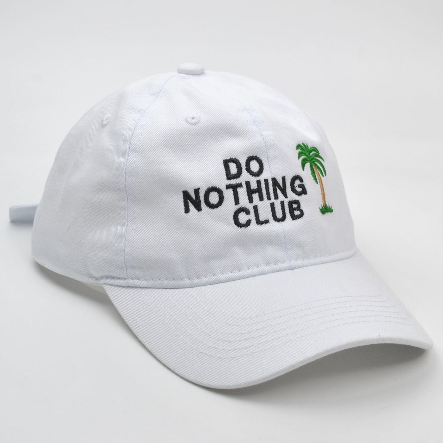 Men's "Do Nothing Club" Palm Embroidery Baseball Cap
