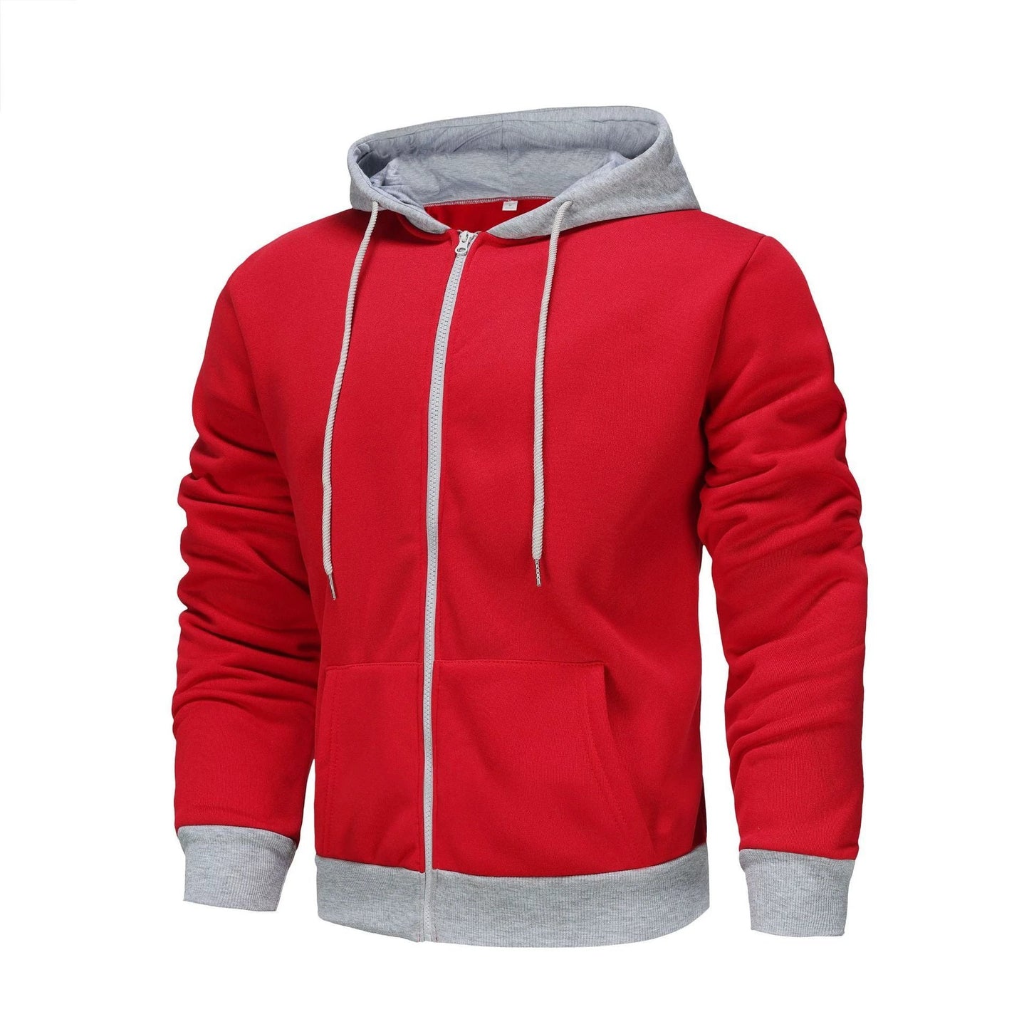 Hoodie Men Zipper Cardigan Outerwear by GJG Denim