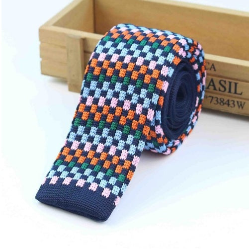 Men's Knitted Leisure Striped Ties