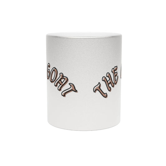GOAT Metallic Mug - Stylish Silver/Gold Coffee Cup for Trendsetters by Printify