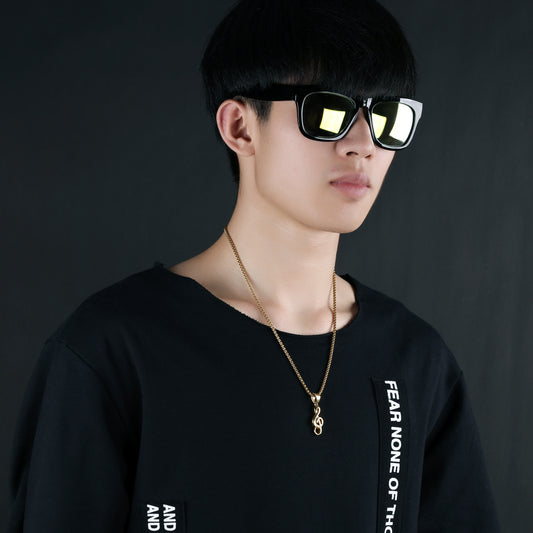 Music Symbol Necklace For Men