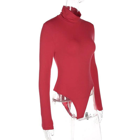 Turtleneck long sleeve bodysuit by GJG Denim