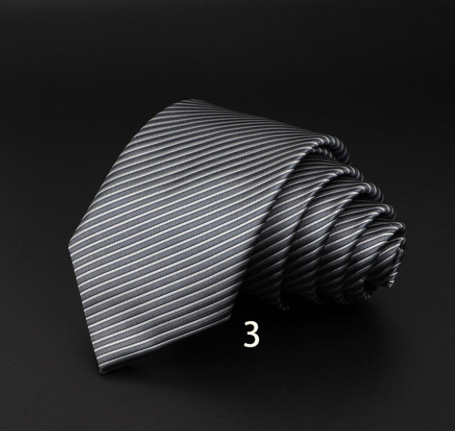Men's Striped Polyester Fiber Ties
