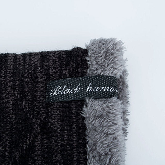 Men's Knitted Color Gradient Beanie