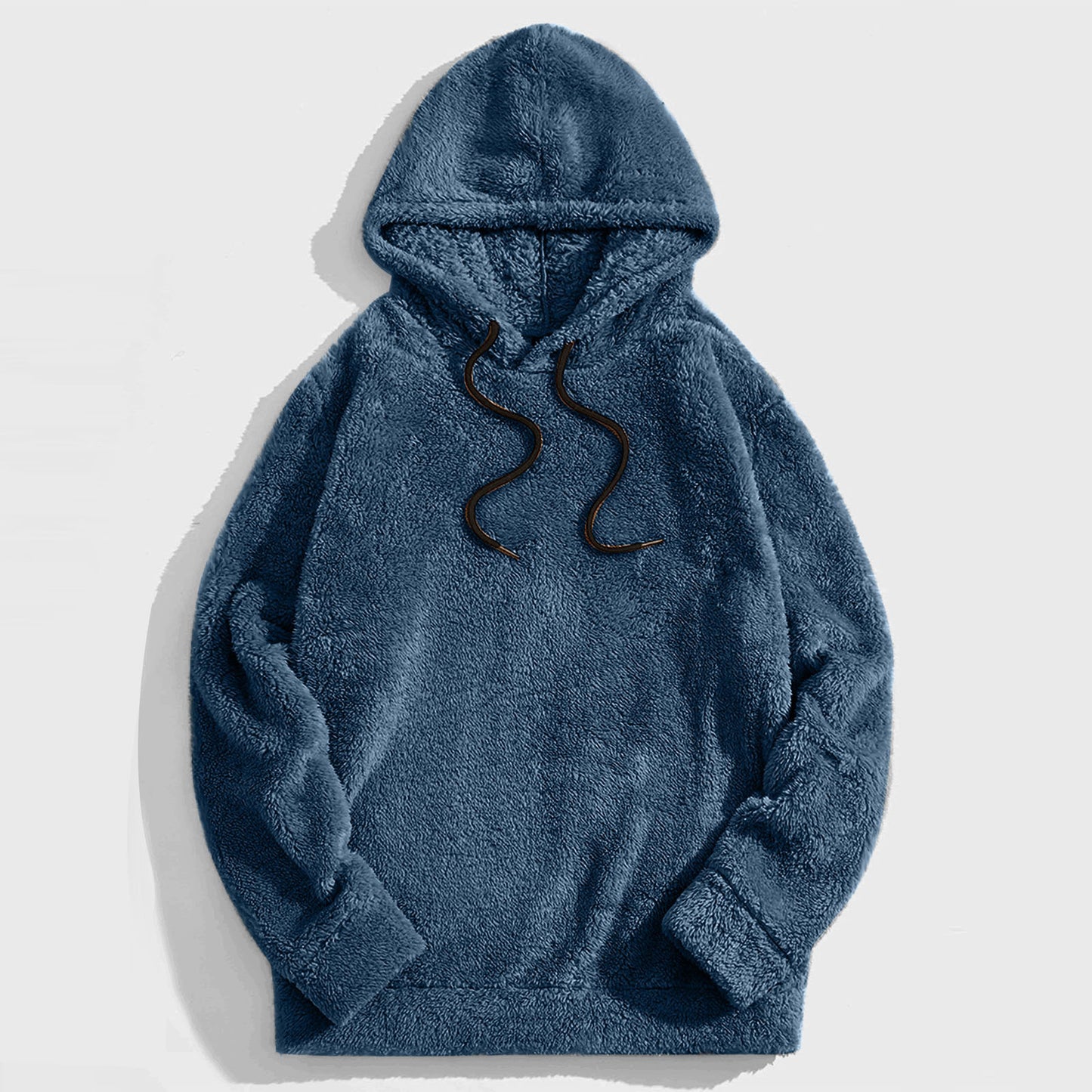 Men's Thick Double-sided Casual Loose Long-sleeved Hooded Sweater