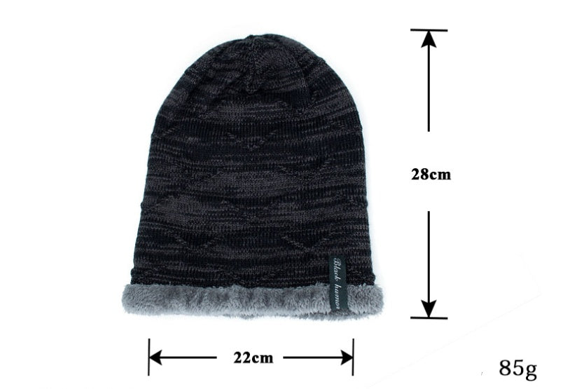 Men's Knitted Color Gradient Beanie