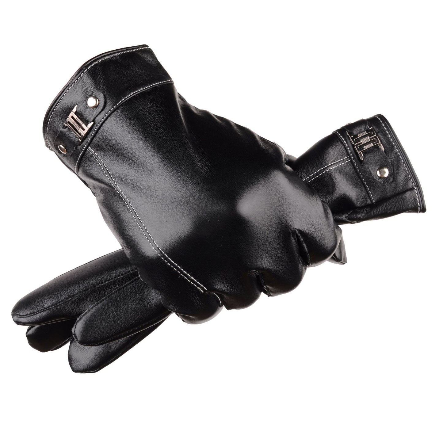 Men's Thick Fleece-lined Warm Touch Screen Gloves