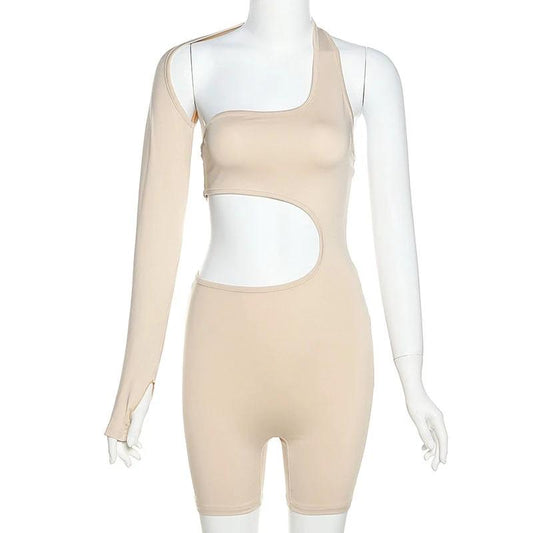 Women Tight Fitness Yoga Suits Off Shoulder Tops And Shorts Tops 2pcs Set by GJG Denim