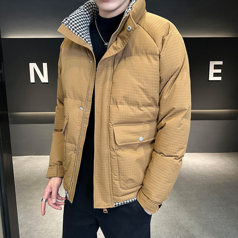 Men's Cotton Stand Collar Coat