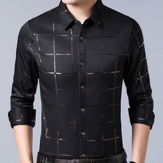 Men's Checkered Long Sleeve Shirts