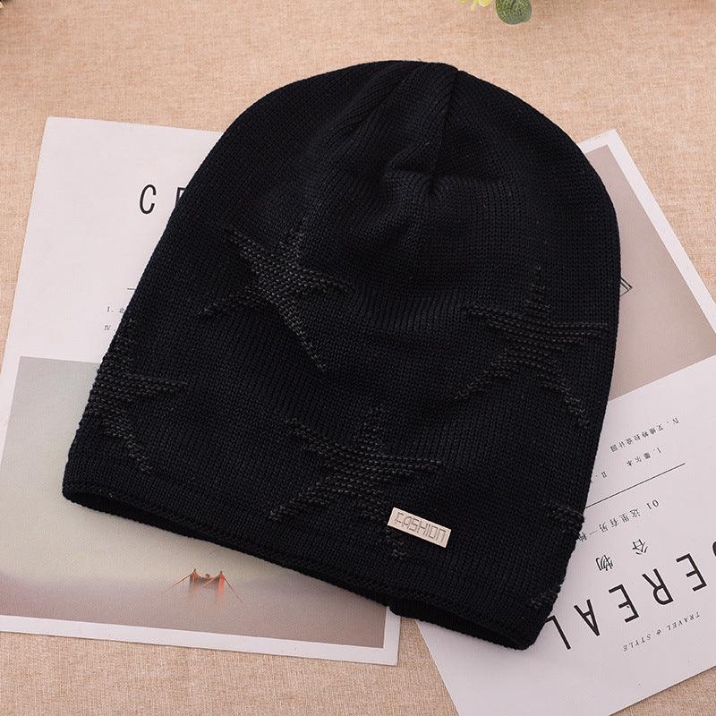 Men's Fashion Knitted Outdoor Warm Woolen Beanie