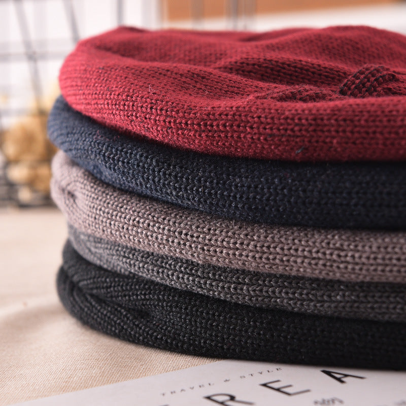 Men's Fashion Knitted Outdoor Warm Woolen Beanie
