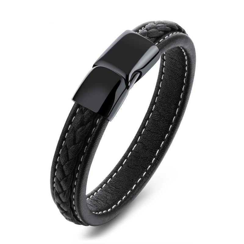 Men's Black Titanium Steel Bracelet