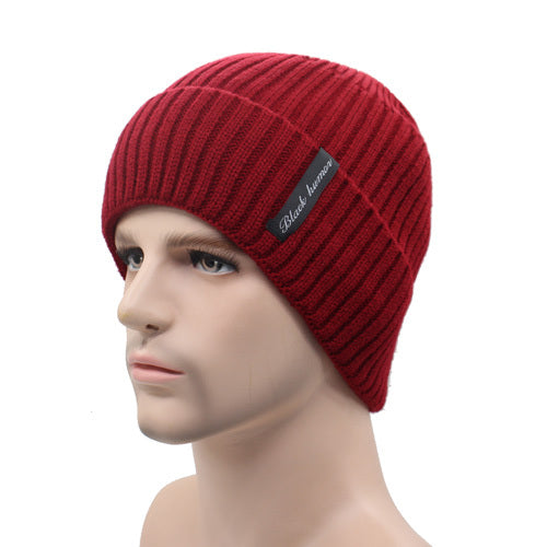 Men's Knitted Beanie and Neck Warmer Set (or Single Beanie)