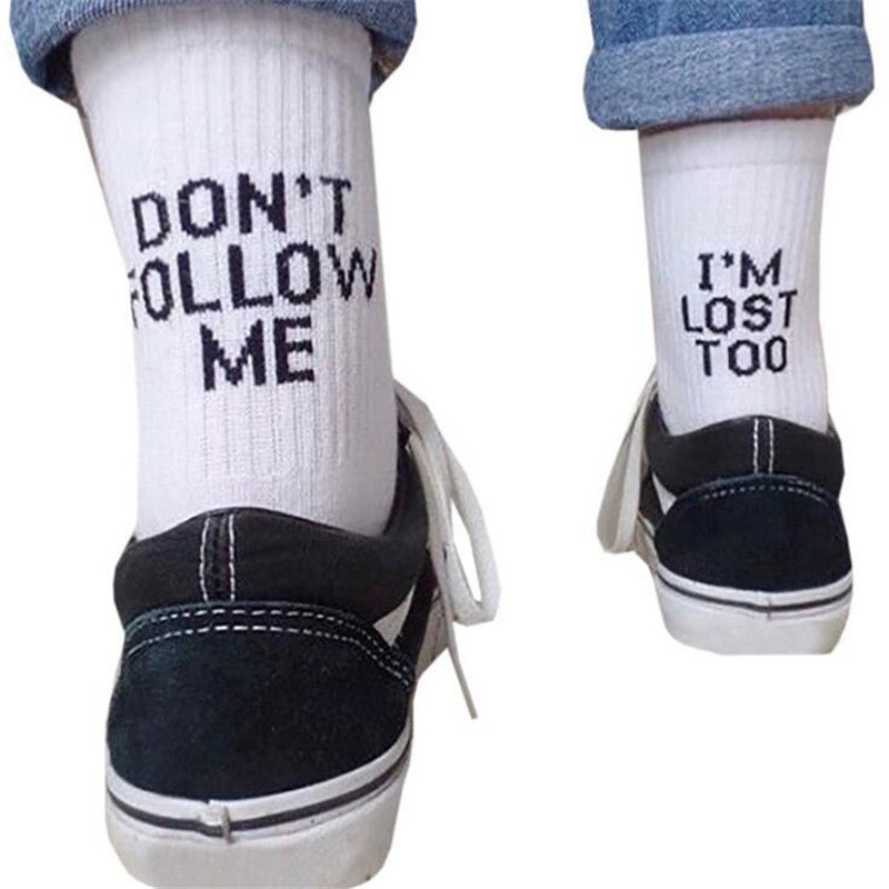 Men's "Don't Follow Me I'm Lost Too" Socks