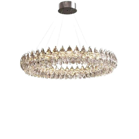 Crystal Modern Room French Villa Chandelier by GJG Denim