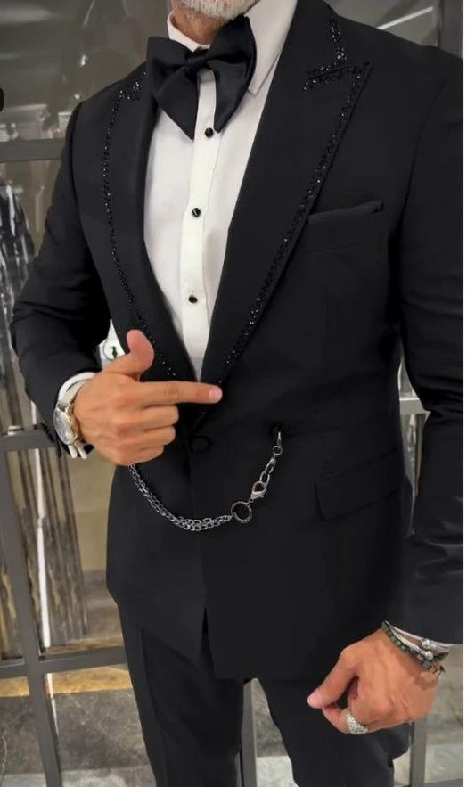 Men's Metal Buckle 2-Piece Set by GJG Denim
