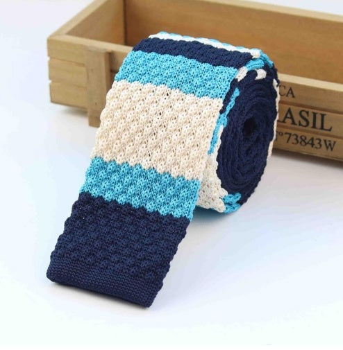 Men's Knitted Leisure Striped Ties