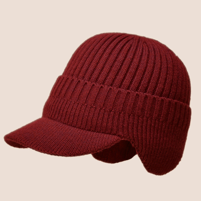 Men's Warm Ear Protection Knitted Beanie Hat