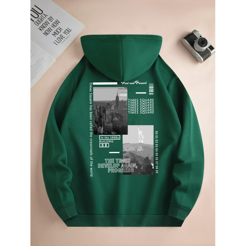 Men's Fashion Hooded Casual Daily Drawstring Sweater