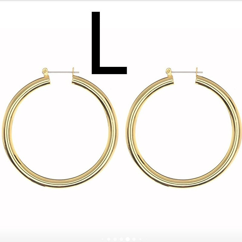 Titanium Steel HOOP Ring HOOP Earrings Cold Scenery Surface