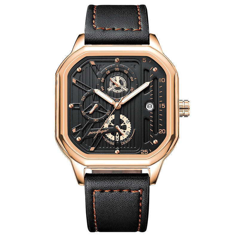 Men's Multifunctiona Belt Style Quartz Watch